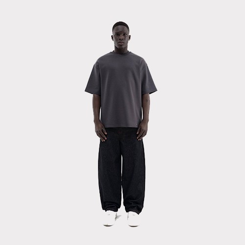 تیشرت اورسایز ماچینیست (MACHINIST OVERSIZE TSHIRT) طوسی تیره سایز S
