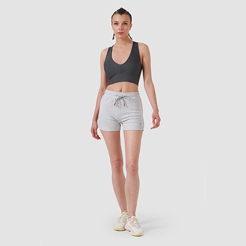 شلوارک زنانه پنبه SUPERSTACY ترکیه رنگ طوسی سایز M